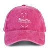 Never Better Skeleton Graphic Baseball Cap - Washed Distressed Dad Hat, Adjustable Cotton Sun Hat for Unisex and Women, Breathable