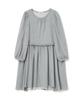 Milo Woman Puff Sleeve Jersey Dress [Melange Grey]