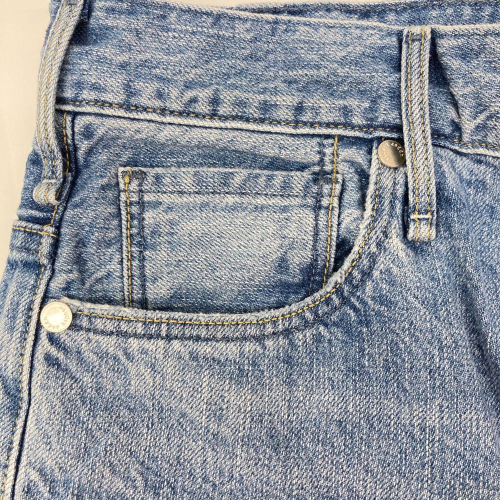 Upper Hights 188201502FLW FLOW Cobalt Cotton Zip Fly Wide Straight Denim Pants Bottoms 25 blueUsed