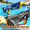 New Electric Water Guns Children Wholesale AutomaticWater Absorption Battery DisplayLarge Capacity Boys' Water PlayToyWater Gun