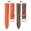 BINLUN Leather Watch Strap, Quick Release, Multiple Colors, Stylish Replacement Strap, Soft and Breathable, Unisex (12mm, Orange)