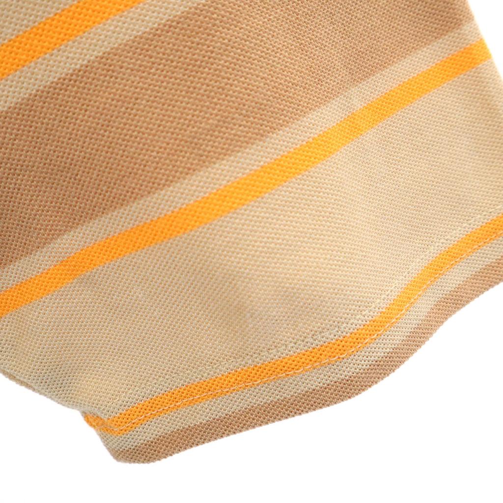 Puma Bordürenmuster Kurzarm Poloshirt S beige Herren Gebraucht