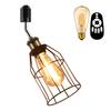 ANWIO 6W (60W Equivalent) Pendant Light for Duct Rails, E26 Base, Adjustable Angle, Remote Control Included, LED Bulb Included, Retro Pendant Light,