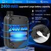 Portable Camping Shower, 2400Mah Rechargeable Outdoor Shower Pump With Led Battery Indicator, 4 Spray Modes