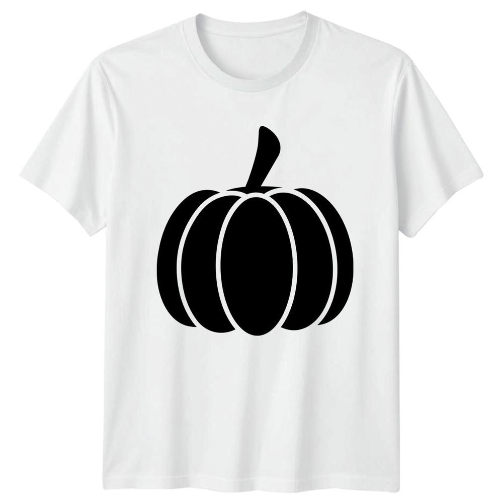 Pumpkin Silhouette Graphic TShirt Pumpkin Autumn Halloween Gift For Him And Her S