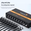 Yangye Gigabit Single-Mode Dual-Fiber 1 Optic 8 Electric Fiber Transceiver