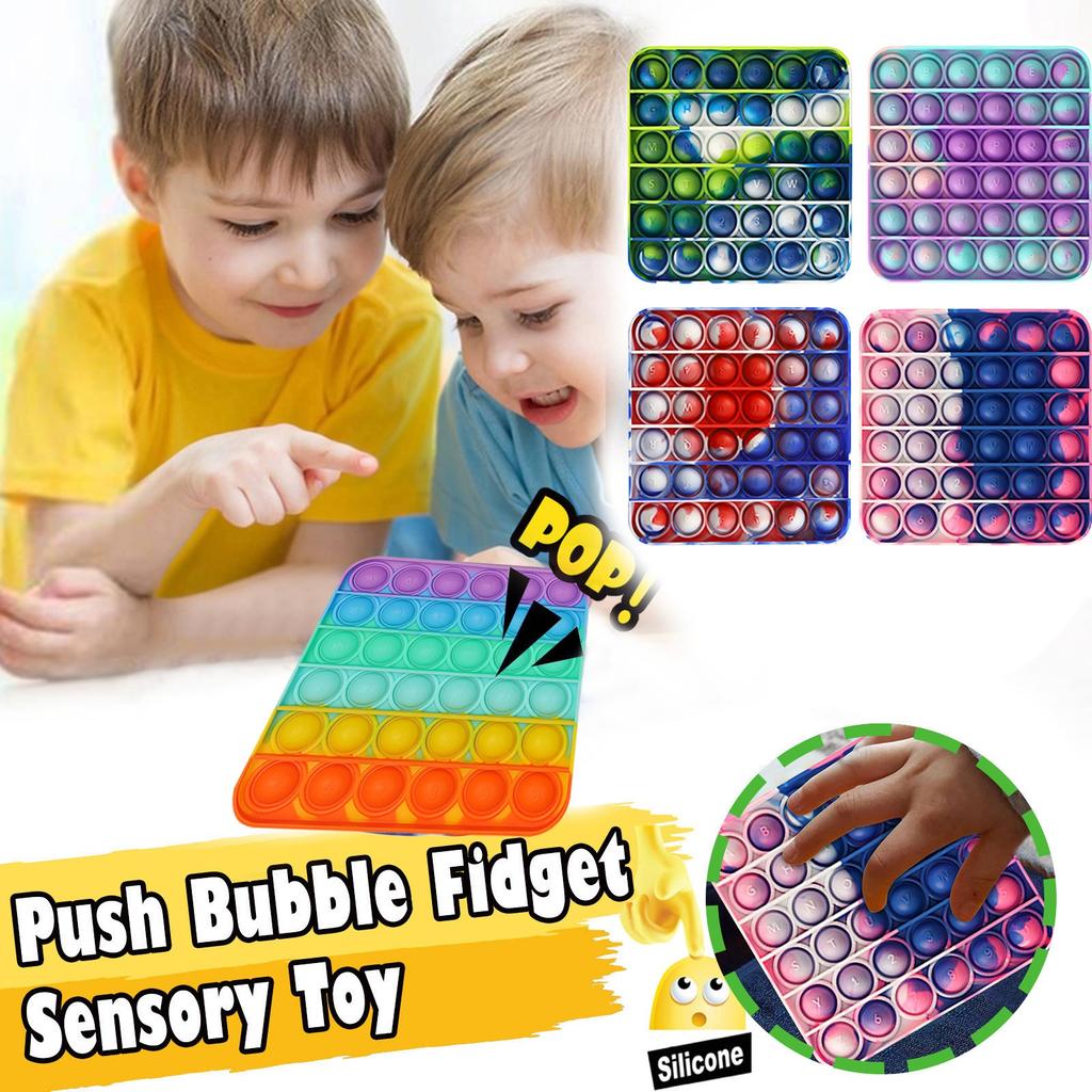 1PC Push Bubble Sensory Toy Special Needs Stress Reliever