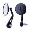 Universal CNC Motorcycle Round Bent Handlebar Rearview Mirror