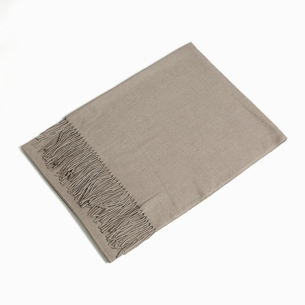 Cashmere Basic Muffler Mocha Beige Winter Fashion Scarf