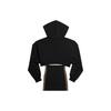 Adidas X Ivy Park Logo Kapuzenkleid mit Hohlmuster und langen Ärmeln Damenkleider GR1445