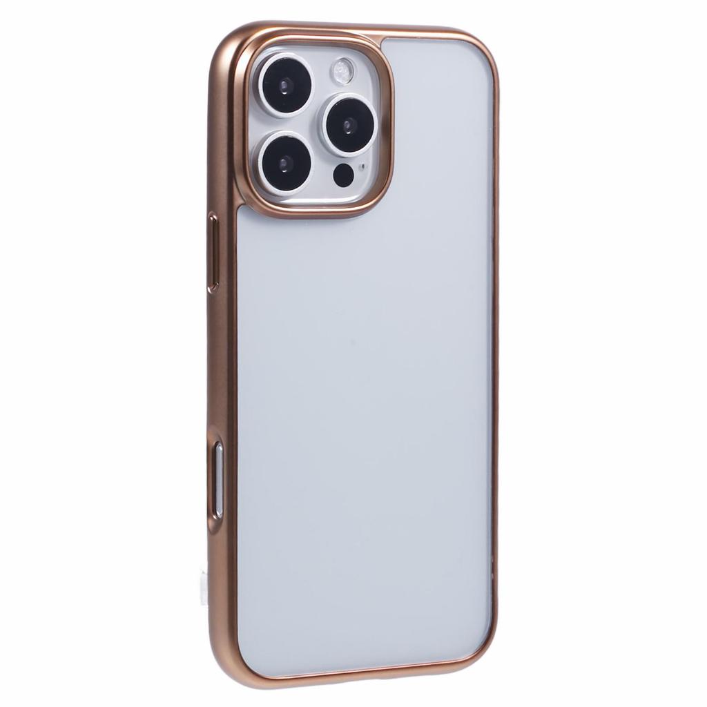 KIGC Ice Silk Series For iPhone 16 Pro Max Case TPU+PC Electroplating Phone Cover