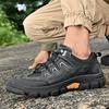 2025 Independent Station Explosive Leather Outdoor Tooling Shoes Men's Baotou Non-slip Low-top Hiking Shoes Casual