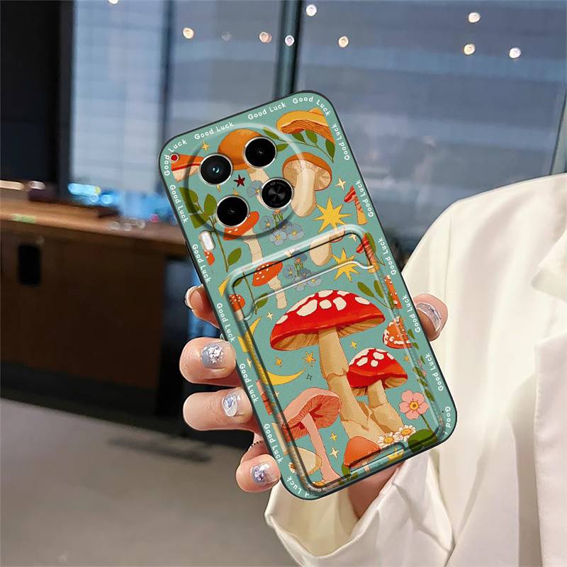 Miękkie etui przeciwpyłowe Etui na telefon Dla Tecno Camon30/4G/5G/CL6/CL7 Odporne na wstrząsy Śliczne Wodoodporne Tylne etui Kieszeń na karty Graffiti