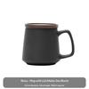 Ceramic Water Cup Teacup Office Cup with Lid Coarse Pottery Mug High-end Teacup Tea Water Filter Cup