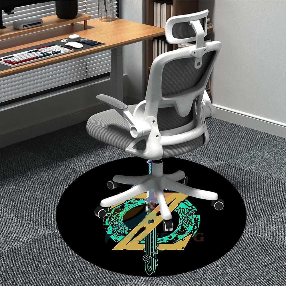 1 Stück The Legend of Zelda Stuhlteppich für das Büro, Rutschfest, Weicher und Langlebiger Büroteppich für die Innendekoration