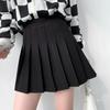 Women High Waist Wool Pleated Mini Skirt 2026 Fall Slim A-line JK School Style Anti-chafing Safety Liner Two Length Options