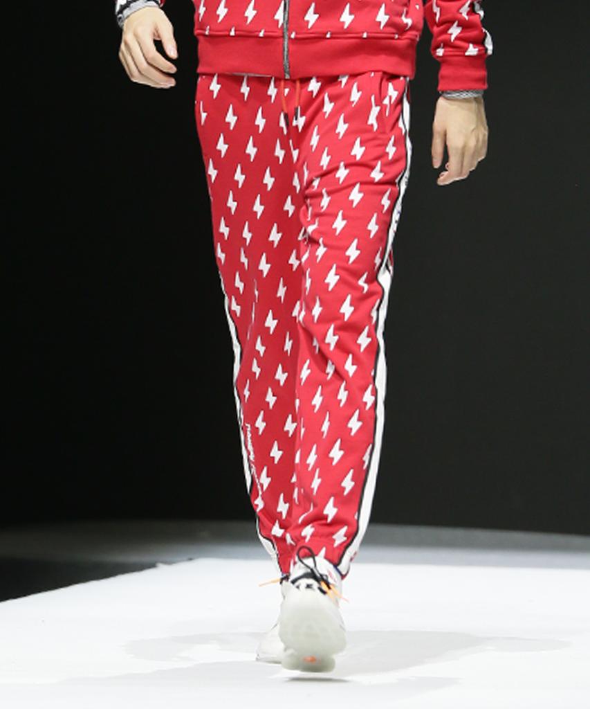 Monkey Flower Unisex Lightning Pattern Jogger Sweatpants/Ms2Wtp03Ured