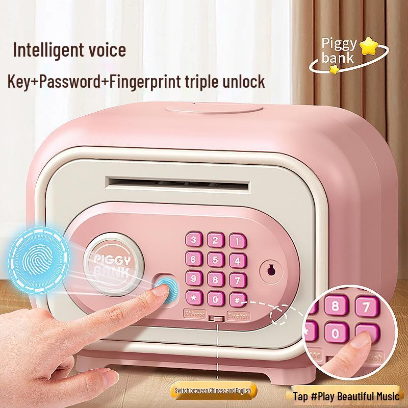 Smart Fingerprint Piggy Bank: Unlock with a Touch - Perfect Birthday Gift for Kids