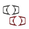 For Ford Mustang 2015- Carbon Fiber Car Headlight Control Switch Panel Trim Frame Decoration Sticker Interior Accessories