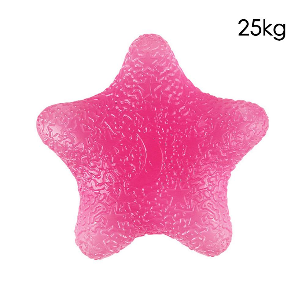 

1 шт. ТПЭ пятиконечная звезда мяч для развития силы хвата реабилитационная тренировка тренажер для силы запястья розовый