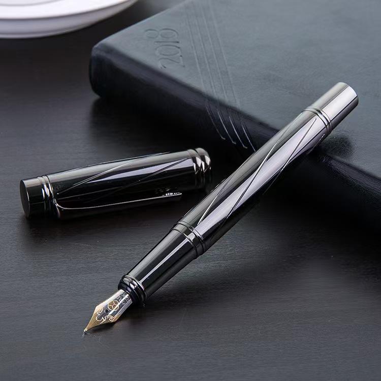 Metal Business Fountain Pen, Smooth Writing, Suitable for Daily Signature Pens for Business People and Students