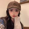 Corduroy Beret Hat For Women Autumn Winter With Breathable Warmth And Sun Protection