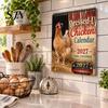 Yearly Appointment Book Chicks 2027 Wall Calendar, Funny Dressed Up Chicken 12-Month Planner, Easy to Hang Planner Cute Farm Animal Hanging