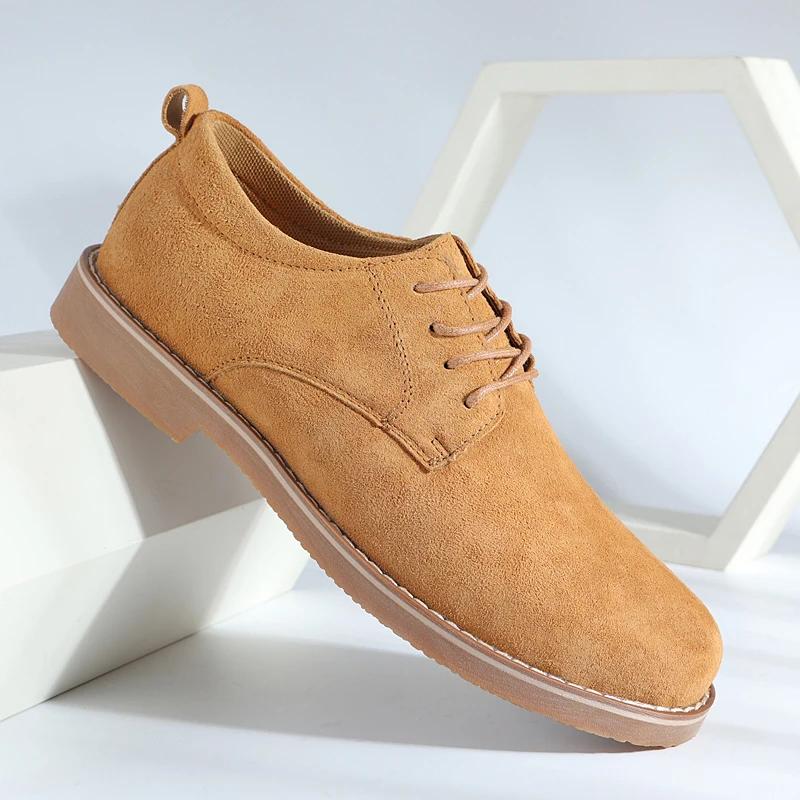 Fashion New Men Business Casual Leather Shoes Classic Soft soled Work Footwear Outdoor Non Slip Formal Shoes Flat Designer Brogue Shoes