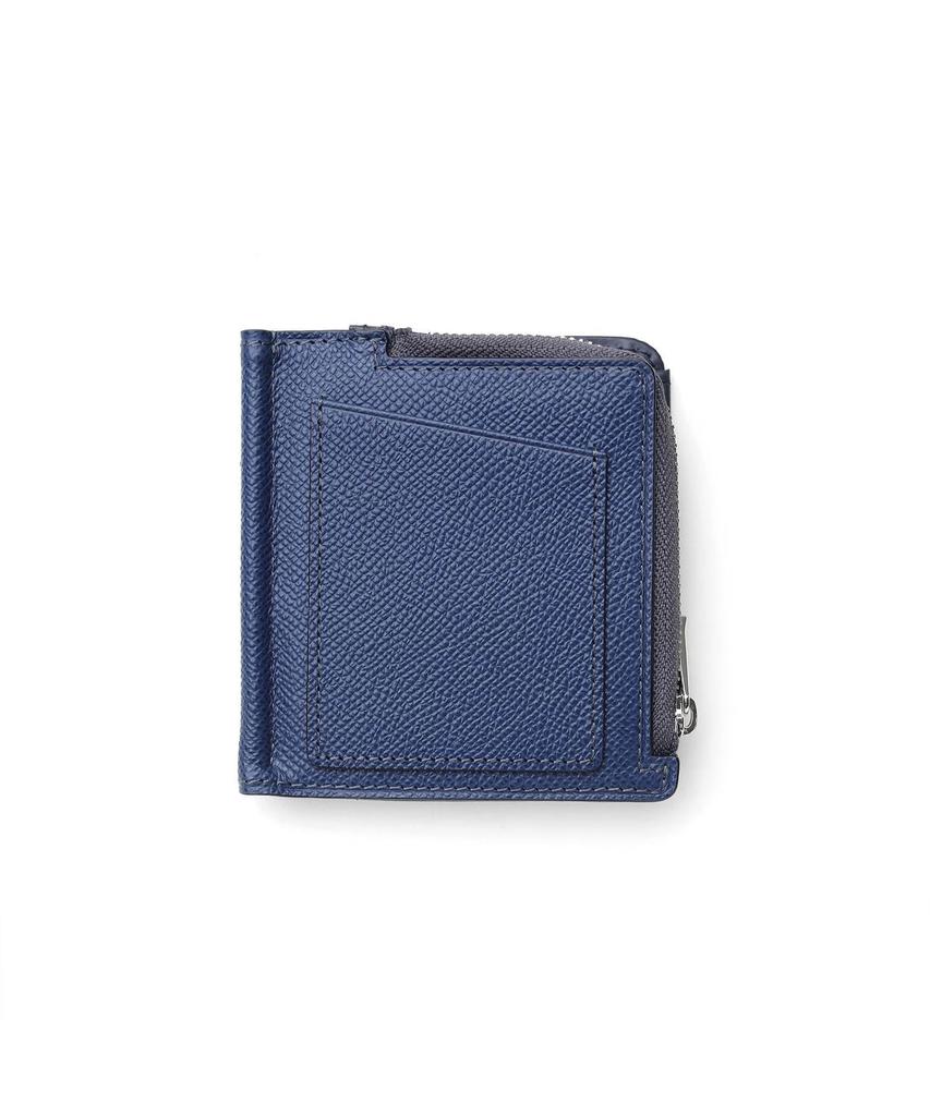 Dutch Accessories Wallet with Money Clip and Coin [IS/IT] Bi-fold Pocket, Men's Leather, No.977601 (Navy)