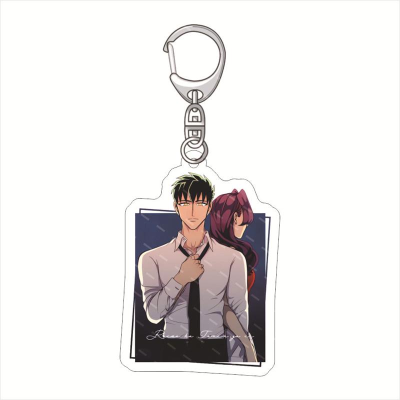 Anime Somei Yoshino Yakuza Fiancé: Raise Wa Tanin Ga Ii Action Acrylic Key Chain Backpack Pendant Toys Gifts for Fans