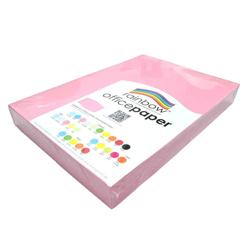 Rainbow Büropapier 500 Blatt 80 g/m² A3 (Rosa)