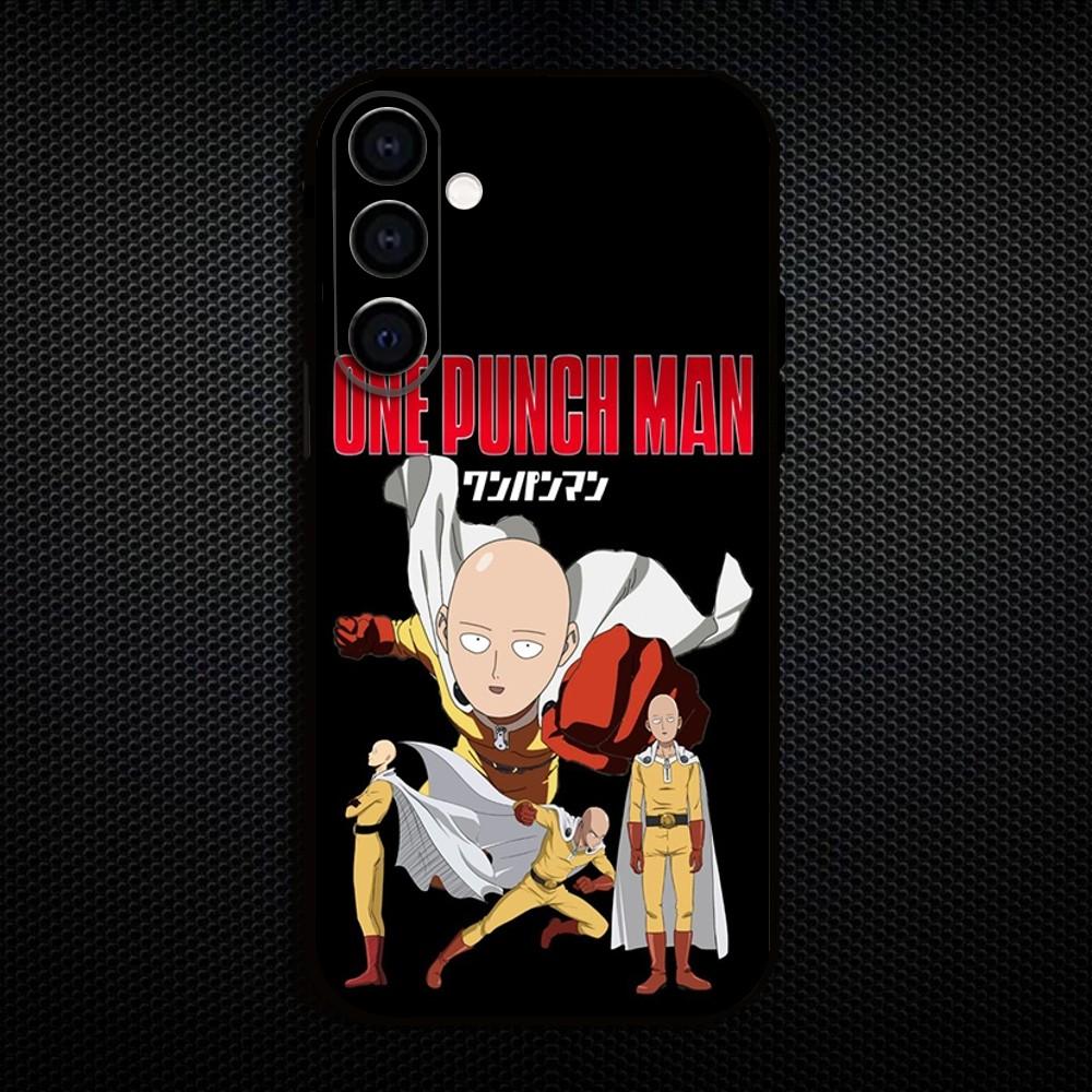 HOT Anime O-One P-Punchs Man Phone Case For Samsung Galaxy A73/A72/A71/A70/A53/A52/A51/Others Soft Black Shell