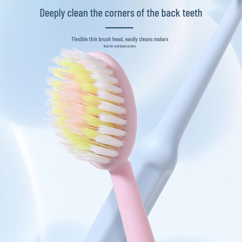 Jumbo Soft Bristle Toothbrush: Wide Head for Deep Cleaning - Perfect for Adults, Couples & Families