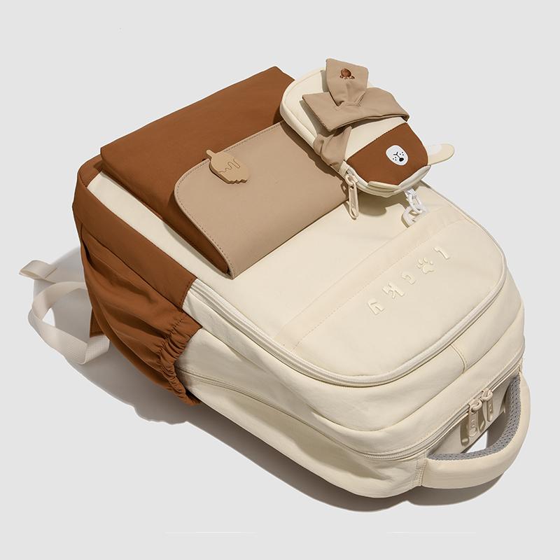 Cartoon Backpack Large Capacity Junior Senior High School Student Schoolbag