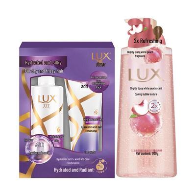 Hydrating & Silky Hair Care with White Peach Shower Gel Set