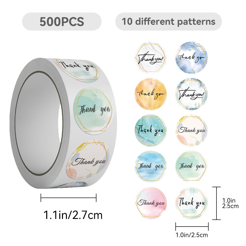 

500 листов/рулон декоративных наклеек с точками для герметизации и поделок