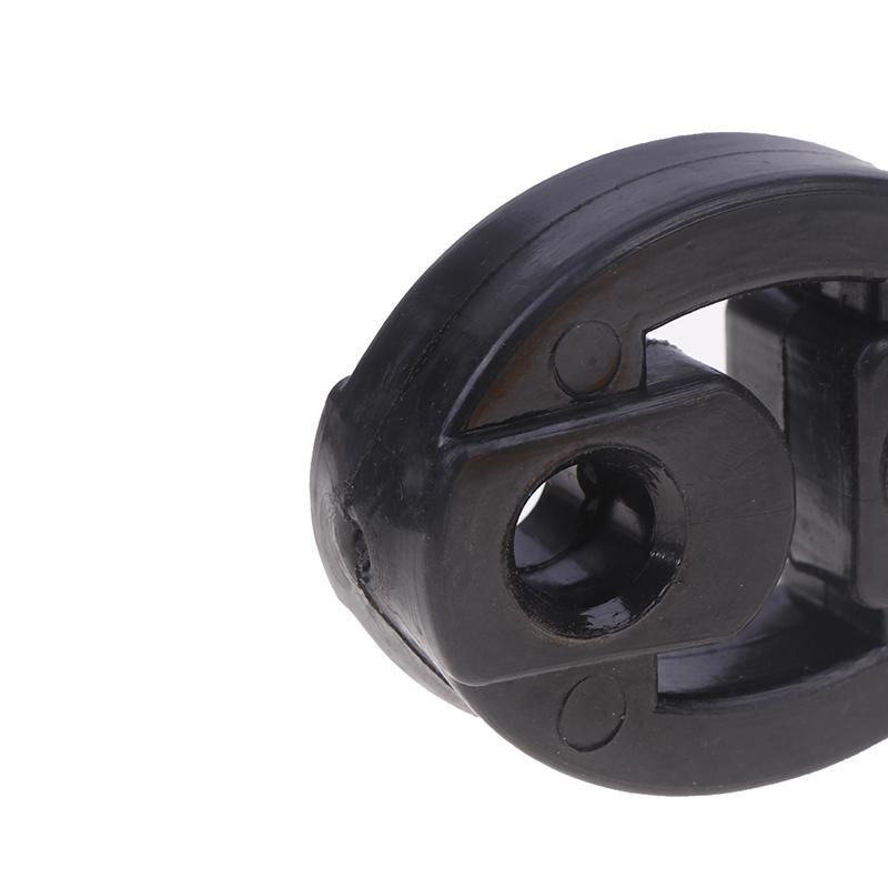 2 Stück 2 Löcher Auto Gummi Auspuff Endrohr Halterungen Aufhänger Isolator Ersatz Auspuffhalterung Universell