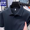 Romon Men's Xinjiang Long-Staple Cotton Business Casual Polo Shirt
