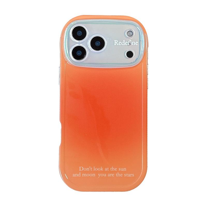 

Laser blending is suitable for Apple 17pro phone case, iphone16pro all-inclusive lens 15pro, drop-proof 14pro iPhone17 оранжевый