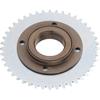 Rear Chain Sprocket Set, 78mm OD 4‑Hole Toothless Flywheel + T8F 44T 54mm Chain Sprocket for 43 49 Mini Gas Scooter ATV