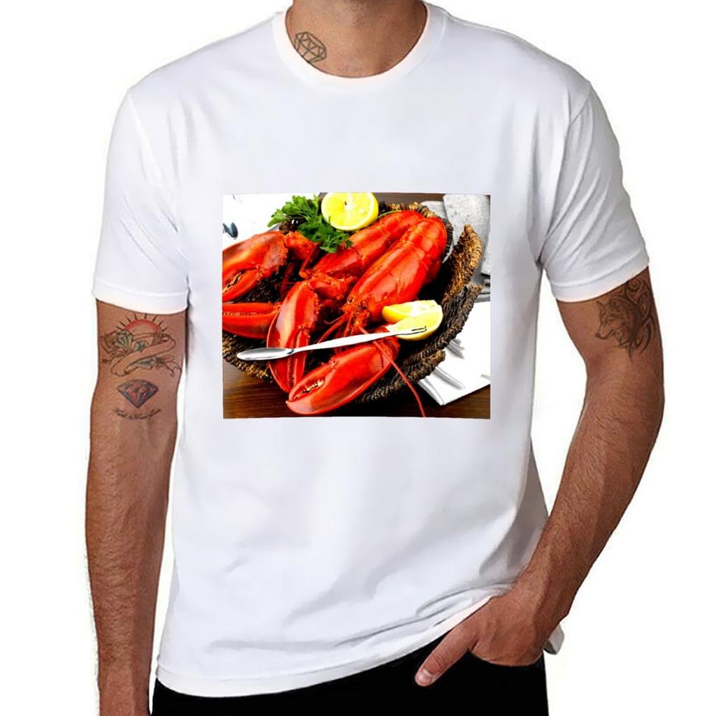 lobster photo with high resolution quality TShirt Sports Casual Breathable Tee Shirt
