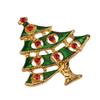 Weihnachtsbaum Brosche Anstecknadel mit Strass Dekoration für Weihnachtsfeier Gastgeschenk