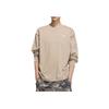 Adidas Trefoil Comfortable Fashionable Aesthetic Simple Long Sleeve T-Shirt Unisex Tops Khaki KC1431