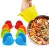 2 Pcs Oven Mitts Silicone Heat Resistant Pinch Mitts Anti Scalding Non Slip Gloves Clips Pot Holder Cooking Baking Oven Mitts