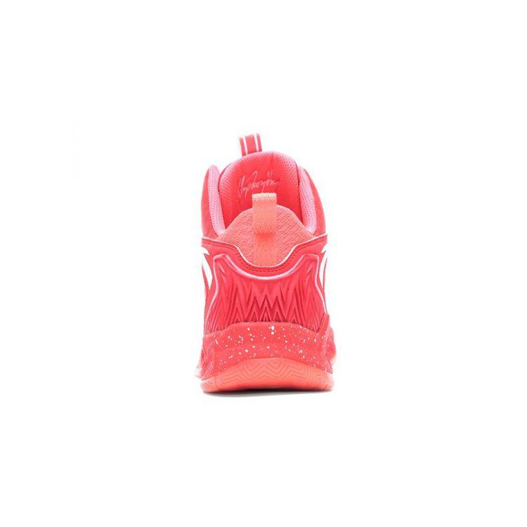 Anta KT2 Thompson 2 Basketball Series Shock Absorption Non-Slip Wear-Resistant High-Top Basketball Shoes Men Sneaker Red Pink 11641101-4