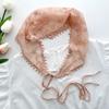 Korean version of idyllic fashion Spice Girl crochet triangle scarf headscarf women's bag head spring and summer headband lace French square scarf