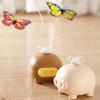 Self-hilarity Automatic Cat Teaser Toy Butterfly Pattern Cat Interactive Toy  Pet Entertainment