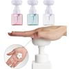 250ML Soap Bottle Foaming Lotions Refillable Bottle Flower Pump Head Soap Shampoo Cosmetic Square Simple Creative Empty Bottle
