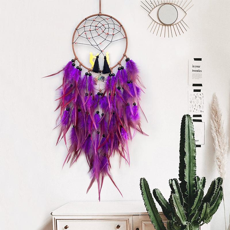 Dream Catcher Exquisite Hand-woven Wind Chimes Nordic Living Room Bedroom Decorations Wall Pendant Festival Gifts Home Accessory