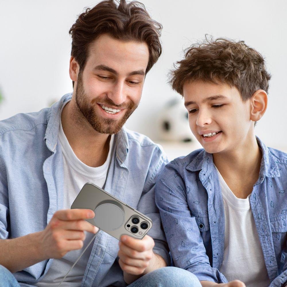 Tech-Protect Qi15W-A30 Magnetic Magsafe Wireless Charger Silver